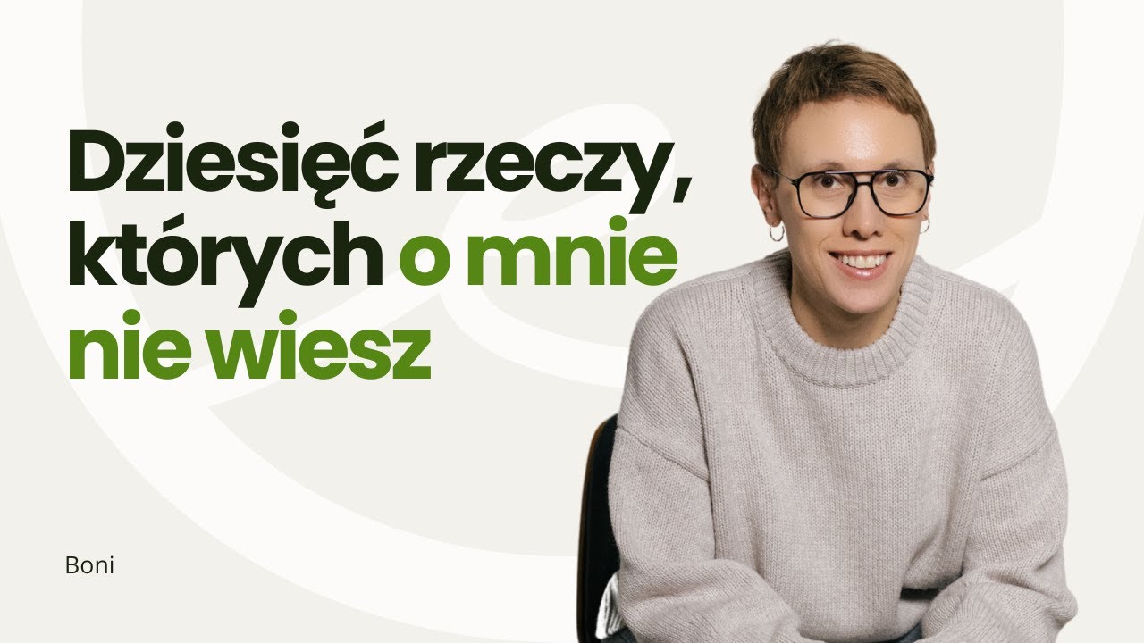 Kim jest Boni? Cała prawda o mnie – historia, pasje i sekrety zza kulis